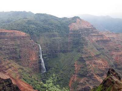 Waimea Canyon Waterfall, Kaua'i, Hawai'i